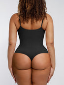 Seamless Scultp Covered Bust Jumpsuit Thong Bodysuit