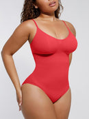 Seamless Scultp Covered Bust Jumpsuit Thong Bodysuit