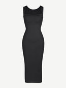 🌿 Eco-friendly Seamless 360° Waist Control Spaghetti Strap Suspender Long Skirt