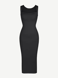 🌿 Eco-friendly Seamless 360° Waist Control Spaghetti Strap Suspender Long Skirt