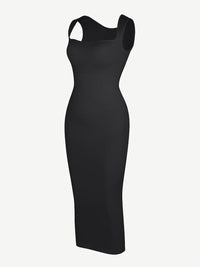 🌿 Eco-friendly Seamless 360° Waist Control Spaghetti Strap Suspender Long Skirt