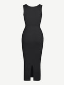 🌿 Eco-friendly Seamless 360° Waist Control Spaghetti Strap Suspender Long Skirt