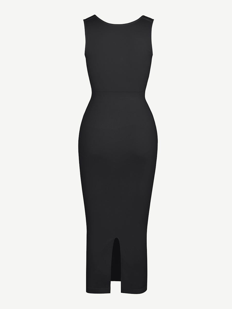 🌿 Eco-friendly Seamless 360° Waist Control Spaghetti Strap Suspender Long Skirt
