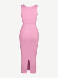 🌿 Eco-friendly Seamless 360° Waist Control Spaghetti Strap Suspender Long Skirt