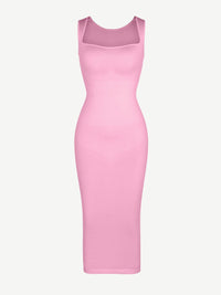 🌿 Eco-friendly Seamless 360° Waist Control Spaghetti Strap Suspender Long Skirt