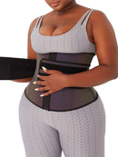 Rainbow Reflective Latex Waist Trainer Abdominal Slimmer Private Label Waist Trainer